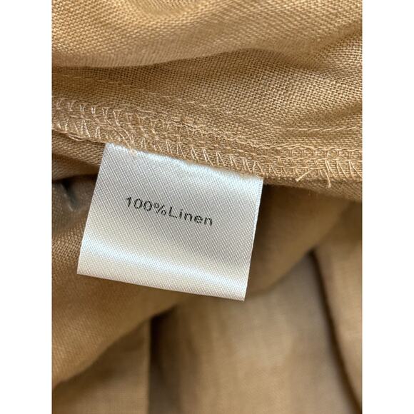 (M)‎ $395 Karina Grimaldi Saraswati Mini Dress 100% Linen - Picture 8 of 8